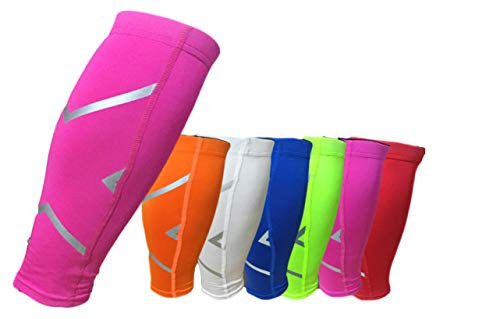GSXT Calf Compression Sleeves for Men and Women - Leg and Shin Compression Sleeves for Runners  Cyclist - Shin Splint  Blood Circulation and Recovery Ai