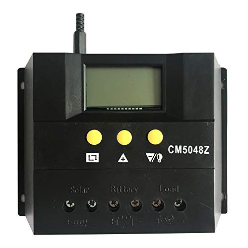KRXNY 50A Solar Charge Controller Solar Panel 48V Battery Intelligent Regulator with LCD Display