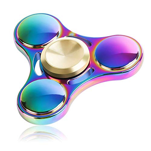 ATESSON Fidget Spinner Toy Durable Stainless Steel Bearing High Speed Spins Precision Metal Hand Spinner EDC ADHD Focus Anxiety Stress Relief Boredom ATESSON Fidget Spinner Toy Durable Stainless Steel Bearing High Speed Spins Precision Metal Hand Spinner EDC ADHD Focus Anxiety Stress Relief Boredom