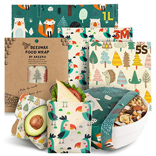 Reusable Beeswax Wraps Assorted 9 Packs - Eco-Friendly Reusable Food Wraps Biodegradable Zero Waste Organic Sustainable Bees Wax Plastic-Free Foo Reusable Beeswax Wraps Assorted 9 Packs - Eco-Friendly Reusable Food Wraps Biodegradable Zero Waste Organic Sustainable Bees Wax Plastic-Free Foo