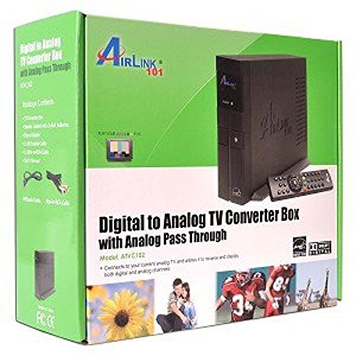 AirLink 101 ATVC102 Digital to Analog TV Converter Box with Analog Pass Through