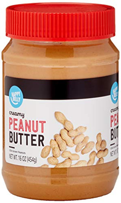 Amazon Brand - Happy Belly Creamy Peanut Butter 16 Ounce Amazon Brand - Happy Belly Creamy Peanut Butter 16 Ounce