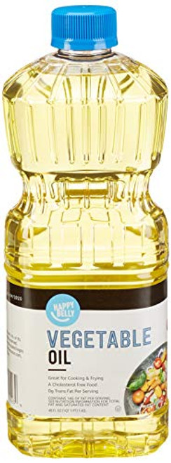 Amazon Brand - Happy Belly Vegetable Oil 48 Ounces Amazon Brand - Happy Belly Vegetable Oil 48 Ounces