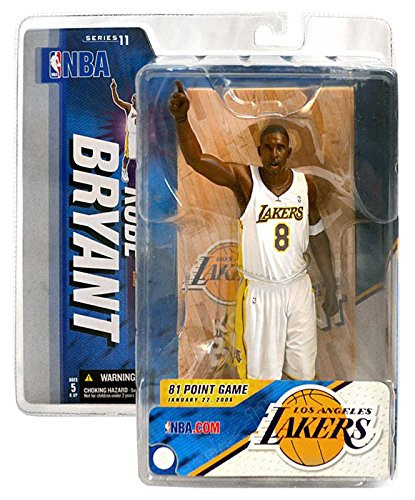 McFarlane Toys 6" NBA Series 11 - Kobe Bryant 4 White Jersey