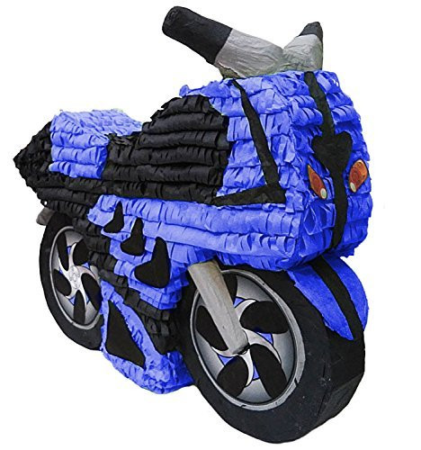 Aztec Imports  Inc- Blue Motorcycle Pinata