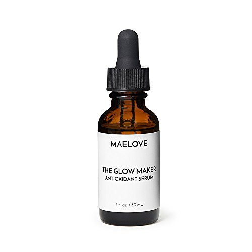MAELOVE Moisturizing Face Serum with Vitamins C and E  Ferulic Acid and Hyaluronic Acid- Vegan and Natural