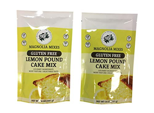 Magnolia Mixes Gluten-Free Lemon Pound Cake Mix - 14 Ounces each -Pack of 2-