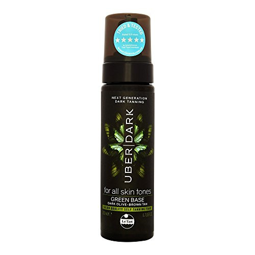 Le Tan Uber Dark Green Base Artificial Self-Tanning Foam - 6-7 Ounce