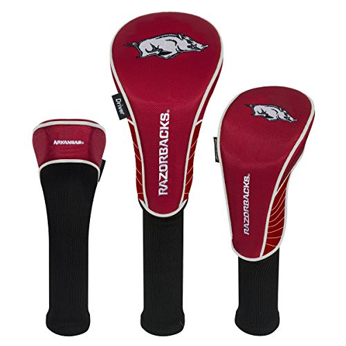 Team Effort Arkansas Razorbacks Set of Three Headcovers Team Effort Arkansas Razorbacks Set of Three Headcovers
