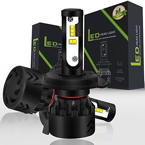 H4/HB2/9003 ZES LED Automobile Headlight Bulbs Bulbs Hi-Lo Beam with Advanced PHILIPS LED Chip and All-in-One Conversion kit-80W/9,600LM/6,000K (H4/HB2/9003) H4/HB2/9003 ZES LED Automobile Headlight Bulbs Bulbs Hi-Lo Beam with Advanced PHILIPS LED Chip and All-in-One Conversion kit-80W/9,600LM/6,000K (H4/HB2/9003)
