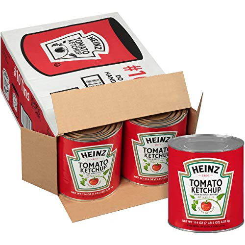 Heinz Ketchup 10 Can -114 oz Cans  Pack of 6-