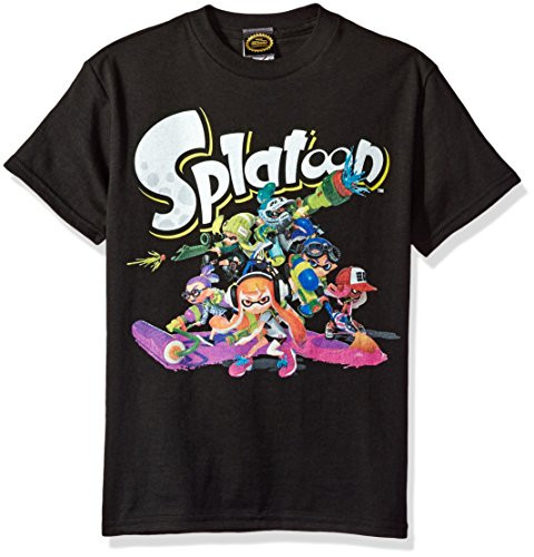 Nintendo Little Boys Splatoon Graphic T-shirt  black  YM