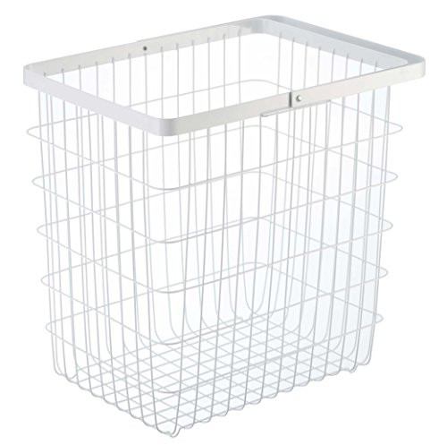 YAMAZAKI home Tower Laundry Basket Large White