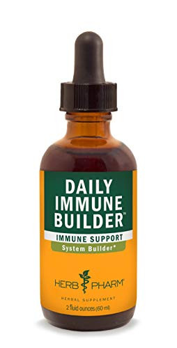 Herb Pharm Daily Immune Builder Herbal Immune System Defense Liquid - 2 Ounce