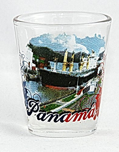 Panama Canal Shot Glass