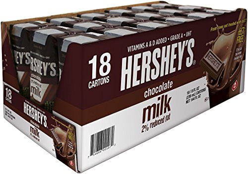 Hersheys Chocolate Milk  8 Ounce -Pack of 18-