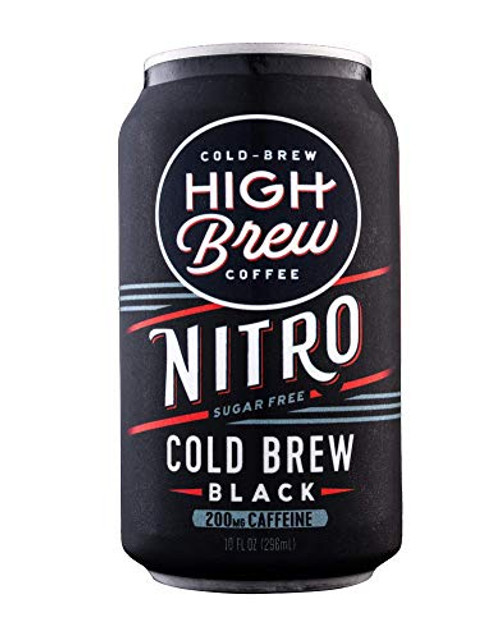 High Brew Coffee Nitro Cold Brew 10 Ounce Cans 12 Count High Brew Coffee Nitro Cold Brew 10 Ounce Cans 12 Count