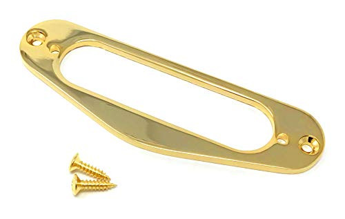 Vintage Forge Gold Metal Single Coil Pickup Mounting Ring for Fender Stratocaster Strat Guitar PRS10-GLD