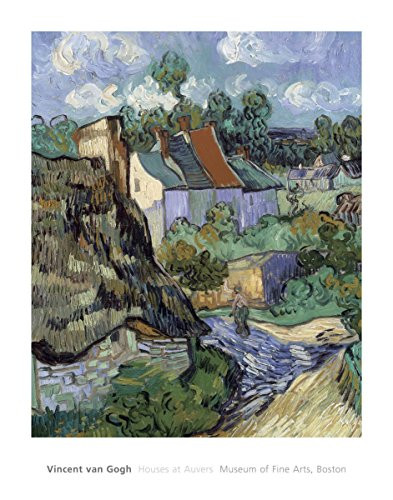 McGaw Graphics Houses at Auvers by Vincent Van Gogh Painting Print