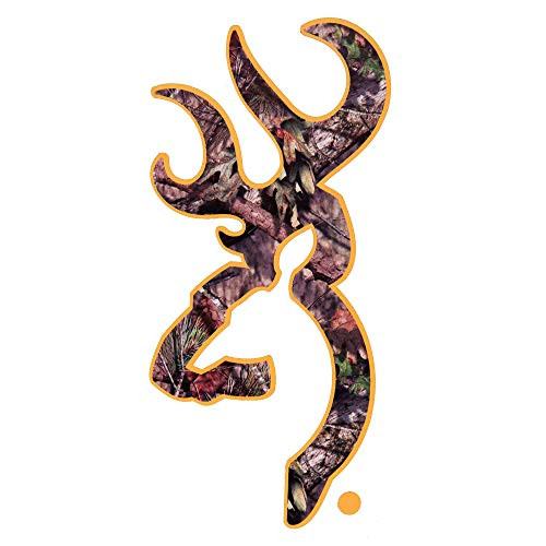 Browning Buckmark Decal - Mossy Oak Break-Up Country - 6  Mossy Oak Country-Gold -BDE1217-