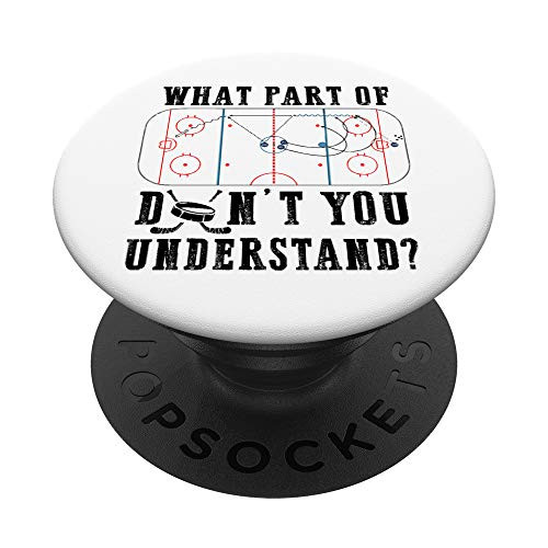 Hockey drill funny coach gift Ice hockey player men women PopSockets PopGrip Swappable Grip for Phones and Tablets Hockey drill funny coach gift Ice hockey player men women PopSockets PopGrip Swappable Grip for Phones and Tablets