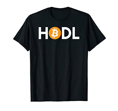 HODL Bitcoin Logo Crypto Blockchain Digital Currency T-Shirt