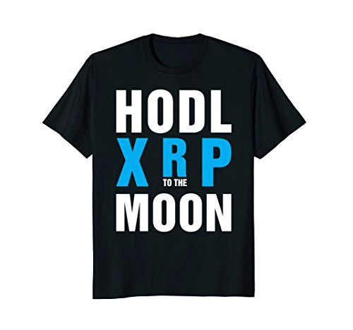 HODL XRP To The Moon Digital Currency Blockchain T-Shirt