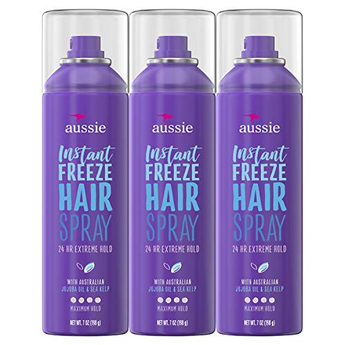 Aussie Hairspray with Jojoba and Sea Kelp Strong Hold 7 fl oz Triple Pack Aussie Hairspray with Jojoba and Sea Kelp Strong Hold 7 fl oz Triple Pack