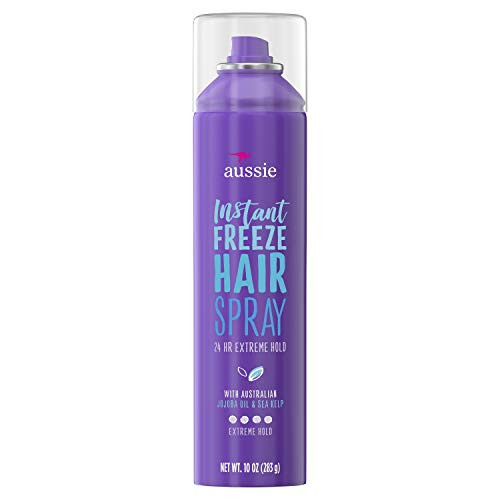 Aussie Instant Freeze Hairspray with Jojoba Oil and Sea Kelp  10-0 oz