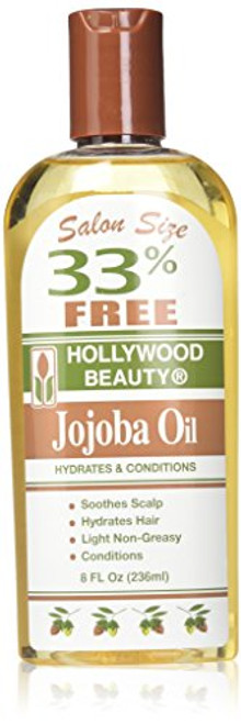 Hollywood Beauty Jojoba Oil Scalp Treatment Beige 8 Oz Hollywood Beauty Jojoba Oil Scalp Treatment Beige 8 Oz