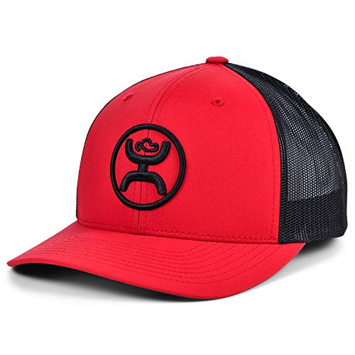 HOOEY O Classic Trucker Hat Red-Black