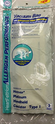 DVC 631350 Hoover I Synthetic Bag Allergen Performance -3 Pack-