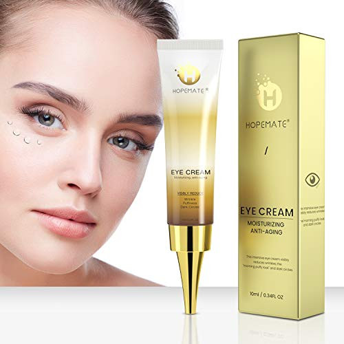 HOPEMATE Anti Age Eye Cream Reduce Dark Circles Puffiness Under Eye Bags Effective Anti-Wrinkles Treatment Anti-Aging Eye Gel with Hyaluronic Acid HOPEMATE Anti Age Eye Cream Reduce Dark Circles Puffiness Under Eye Bags Effective Anti-Wrinkles Treatment Anti-Aging Eye Gel with Hyaluronic Acid