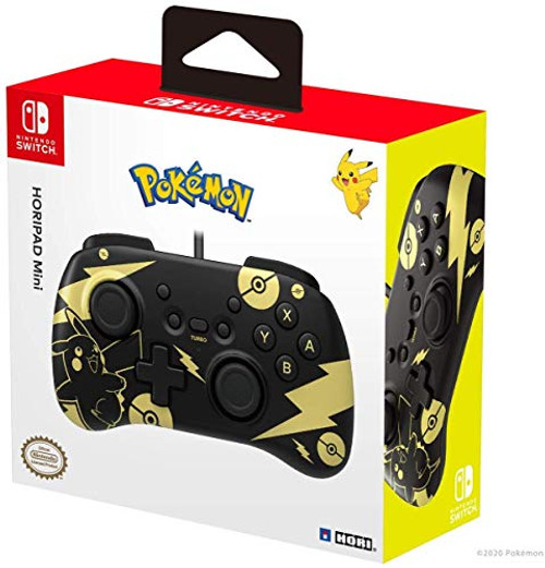 Nintendo Switch HORIPAD Mini -Black and Gold Pikachu Edition- by HORI - Officially Licensed By Nintendo and Pokémon Nintendo Switch HORIPAD Mini -Black and Gold Pikachu Edition- by HORI - Officially Licensed By Nintendo and Pokémon