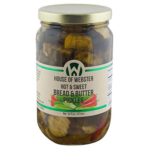 House of Webster Hot and Sweet Bread and Butter Pickles