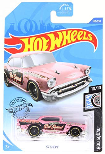 HW 2020 Rod Squad 10-10 57 Chevy  Pink 180-250
