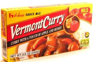 house vermont curry sauce -mild- - 8-8oz -3 units- -077377048690-