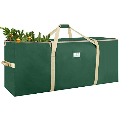 Housolution Christmas Tree Storage Bag  Fits Up to 8 Ft Tall Disassembled Artificial Trees  Heavy Duty 600D Oxford Xmas Holiday Tree Bag with Buckle H