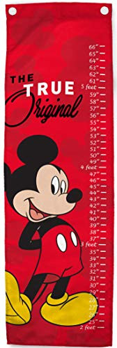 Jay Franco Disney Mickey Mouse Growth Chart  Kids Removeable Wall Décor -Official Disney Product-