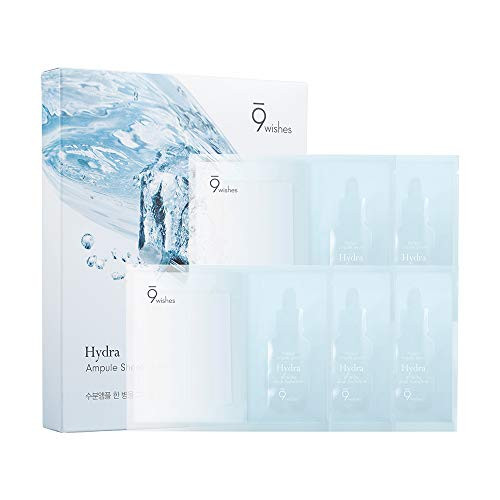 -9wishes- Hydra Ampule Sheet Mask 0-84 Fl- Oz x 5ea