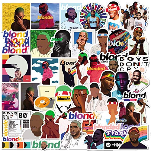 Frank Ocean Stickers Pack 50pcs for Skateboard Bike Laptop Water Bottles Hydro Flask Phone Suitcase Fridges-50 Pack-