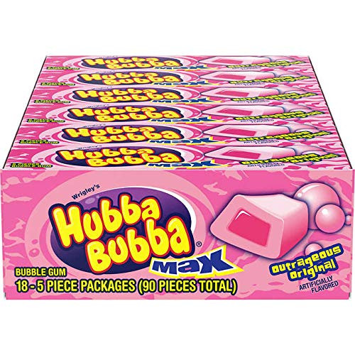Hubba Bubba Max Outrageous Original Gum Value 2 Pack aBvvchx- 36 Count Total - Hubba Bubba Max Outrageous Original Gum Value 2 Pack aBvvchx- 36 Count Total -