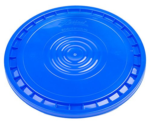 Hudson Exchange Reusable Easy Peel Lid for 3-5  5  6  and 7 gal Buckets  HPDE  Blue