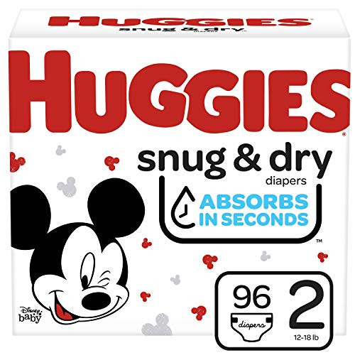Huggies Snug and Dry Baby Diapers  Size 2  96 Ct