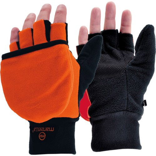 Manzella Hunter Convertible Glove  Orange  X-Large