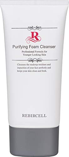 REBIRCELL Purifying Foam Cleanser 5-07 fl Oz-150ml- Micro Foam  Face Wash  Hypoallergenic Cleanser with Lauric acid  Mynstic acid 10 fresh herb extrac