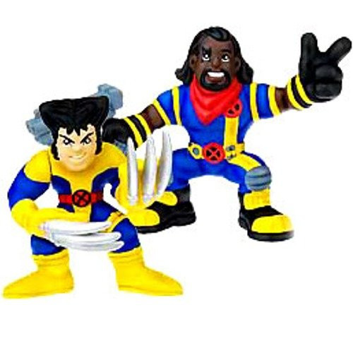 Marvel Superhero Squad Series 14 Mini 3 Inch Figure 2-Pack Wolverine and Bishop