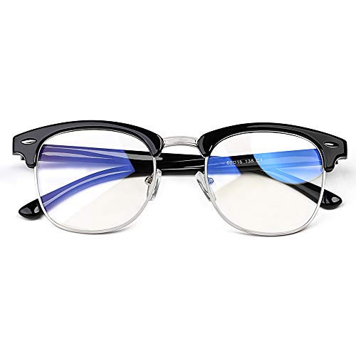 STAMEN Blue Light Blocking Glasses for Men-Women  Anti Eye Strain-UV Headache Better Sleep  Computer-Gaming Blue Blocker Glasses