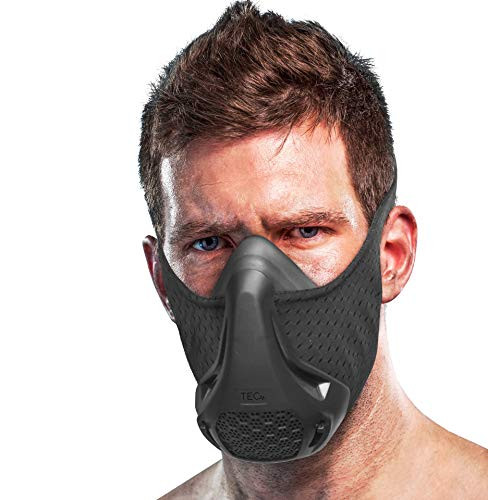 TEC Training Mask - 16 Breathing Levels  Maximizes Workout and Achieves Benefit of High Altitude Elevation Training for Running  Cycling  Boxing  HIIT