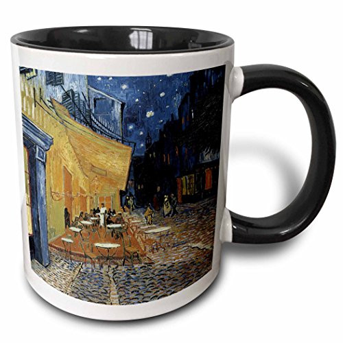 3dRose Terrace Of A Café At Night By Vincent Van Gogh Mug  11 oz  Black